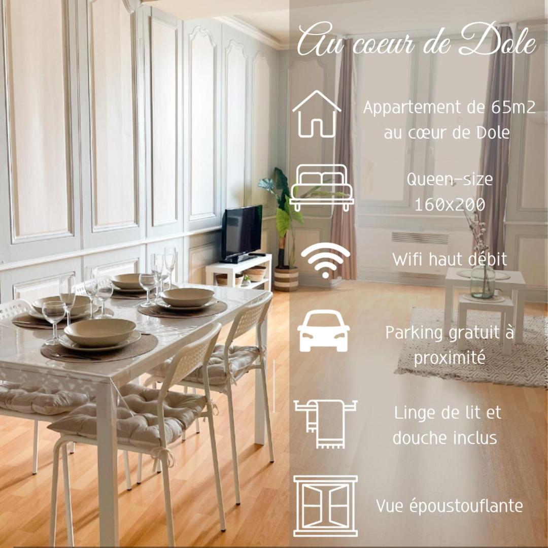 Apartmán « Au Coeur De Dole » Exteriér fotografie